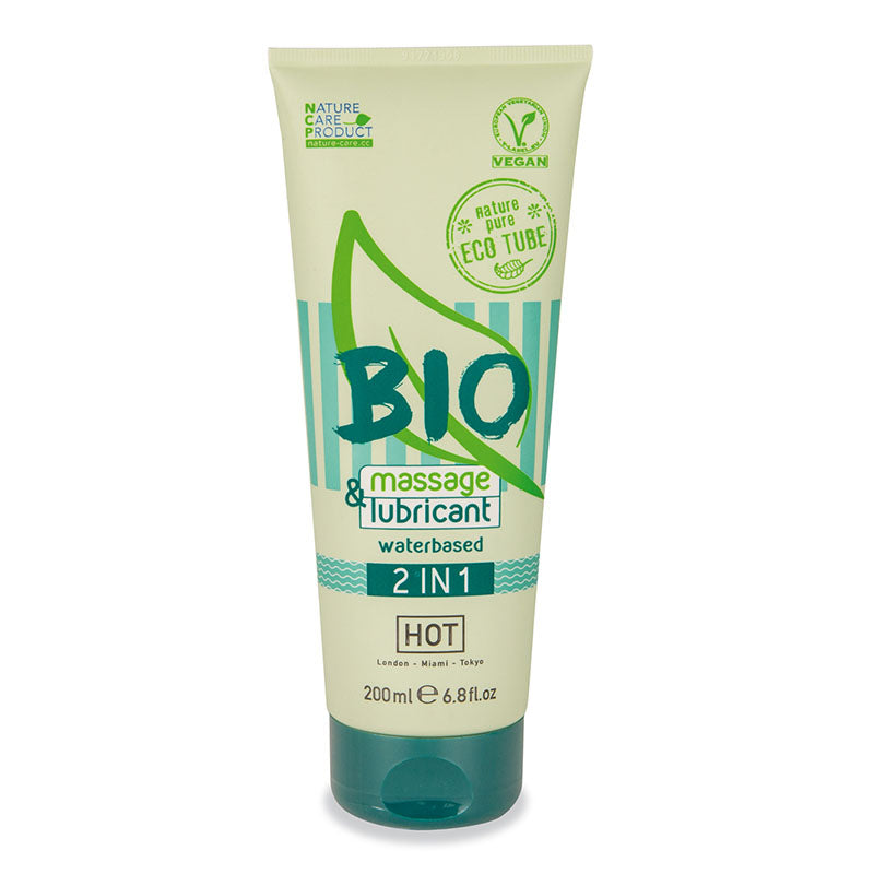 HOT BIO Massage & Lubricant 2In1 - Water Based Lubricant - 200 ml Hot Production